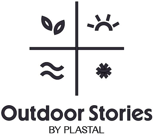 logo outdoor Stories by Plastal fond blanc