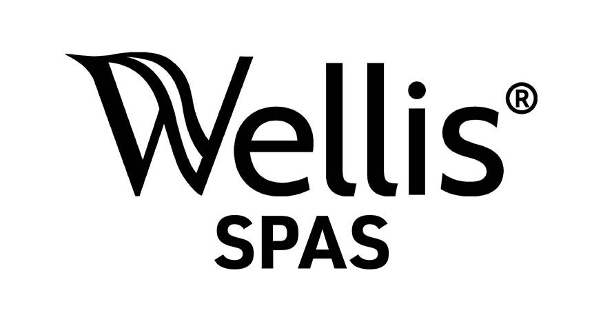 logo wellis spas noir blanc