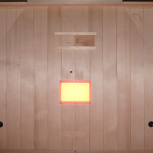intérieur sauna cabine infrarouge scandinave hamman sona23