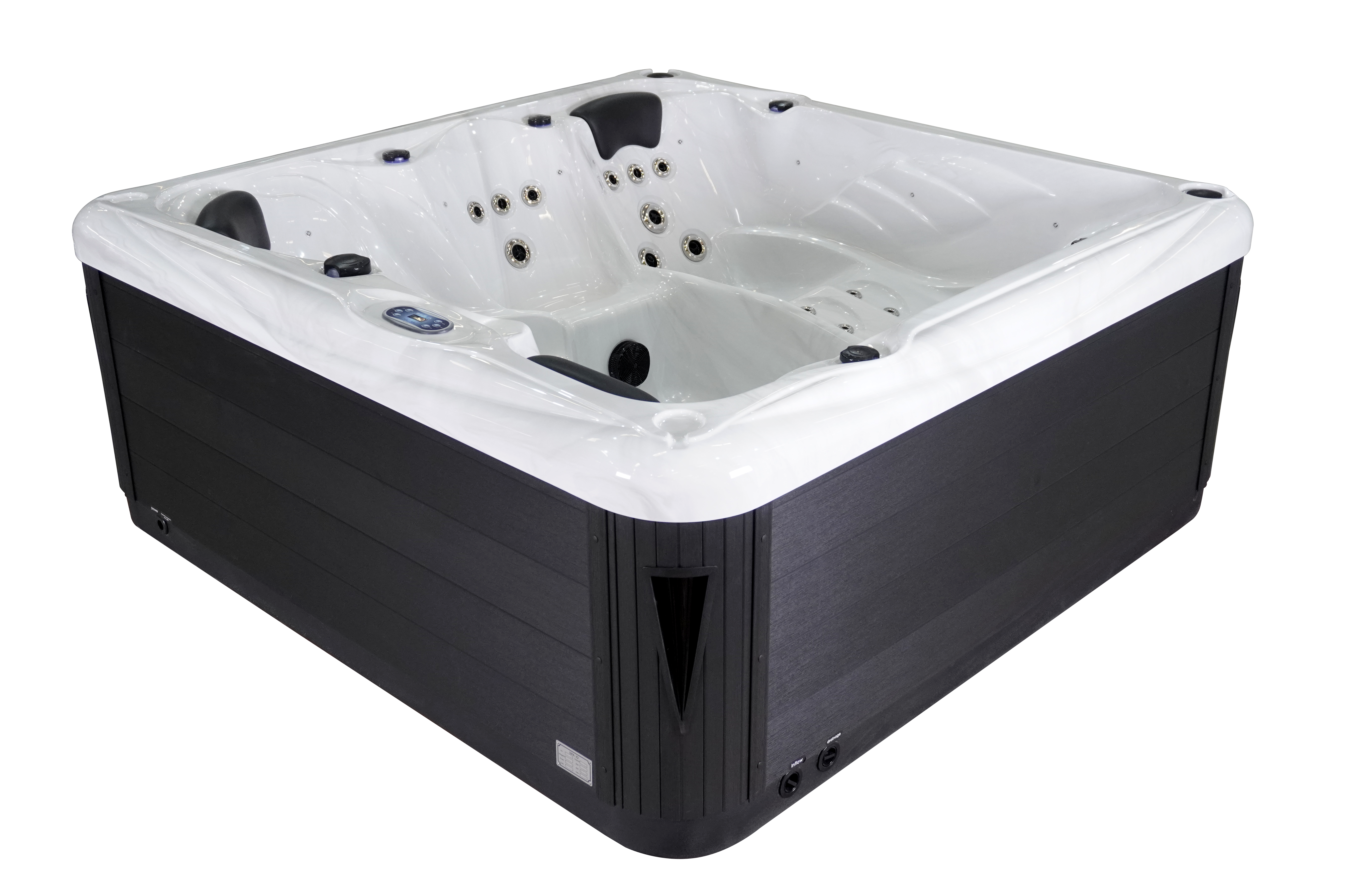 Spa Evans 5 places vue angle